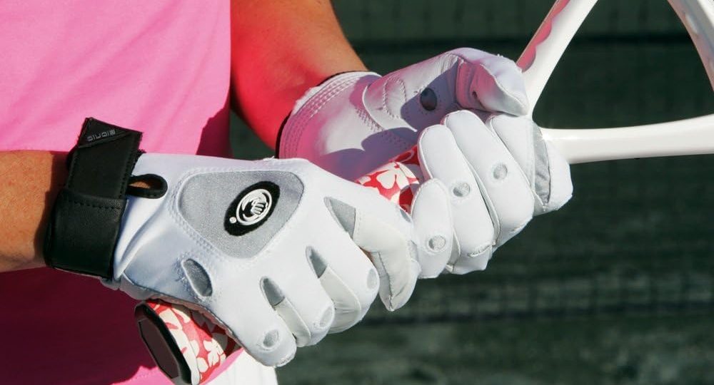 Silver Tennis Gloves