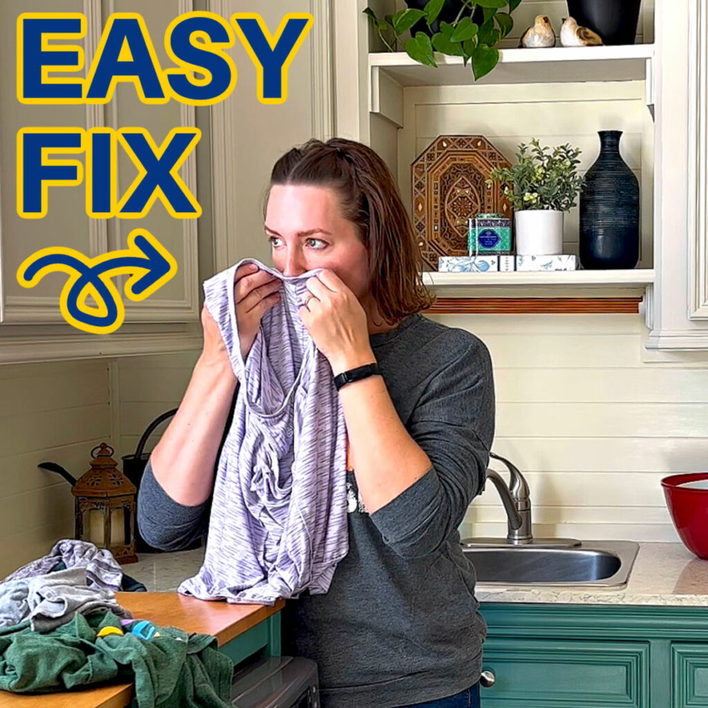 Smelly Gym Clothes - Wash Quickly Before Odors Set
